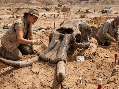 When a 9-year-old tripped in the New Mexico desert, he accidentally uncovered the remains of an ancient elephant relative from 1.2 million years ago