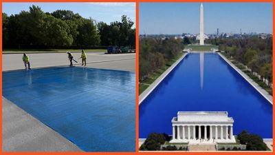 ‘Looks ridiculous’: Donald Trump faces lawsuit as he wastes taxpayers’ millions on tacky makeover of Reflecting Pool