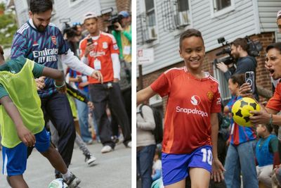 Mamdani shows off skills as he promotes street soccer ahead of World Cup
