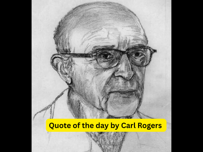Quote of the day by American psychologist Carl Rogers: 'When someone really hears you without passing judgment...' Life lessons from world-famous psychologist about empathy, human connection & emotional safety