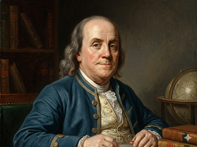 Quote of the day by Benjamin Franklin: 'The Constitution only guarantees the American people the right to pursue happiness. You have to...' Life lessons on human nature, true happiness and success by founding father of the United States