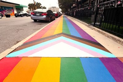 Texas banned rainbow-painted crosswalks – but locals found a workaround to restore the LGBTQ Pride symbol