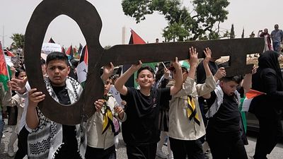 Palestinians gather to mark 78th anniversary of the Nakba and call for 'right of return'