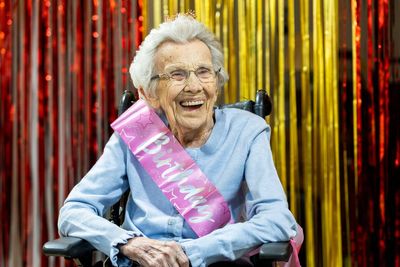 Brew-tiful: Cup of tea with friends is key to long life, says Margaret, aged 105