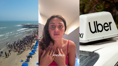 California woman went to an influencer event where flash mob broke out. She sprinted off the beach and called an Uber: ‘I’m so invested’