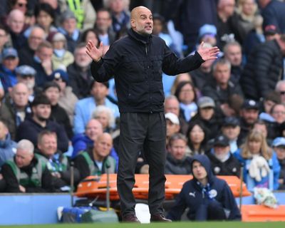 Guardiola wants City players to raise their game rather than trust ‘flip of a coin’ officials