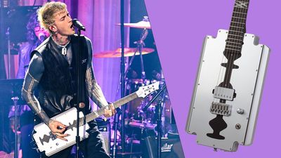 “I was like, ‘That’s the guitar I want.’ They said, ‘That’s going to start some s***’”: The real reason Machine Gun Kelly chose a razor blade shape for his signature guitar