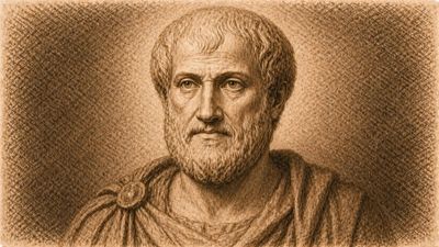 Quote of the day by Aristotle: 'Love is composed of a single soul inhabiting...' - life lessons on love, unity, relationships and why emotional bonds go beyond physical attraction by father of logic and founder of the Lyceum