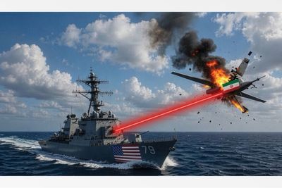 'Bing. Bing. Gone.' Trump Shares AI Laser Attack Images on Iran as Pentagon Tech Official Posts Matching Message