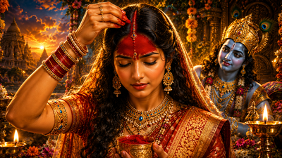 Why Did Rukmini Cover Her Entire Forehead With Sindoor?