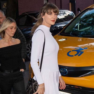 Taylor Swift's Little White Dress Is Every Stylish Spring Bride's Bachelorette Party Essential