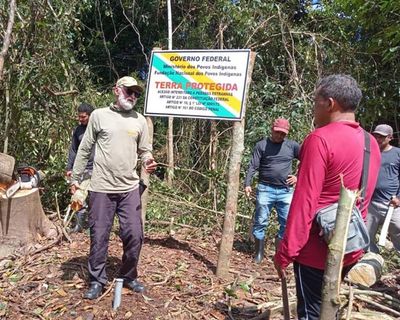 Official marking of land for Brazil’s uncontacted Kawahiva people begins after 27-year wait