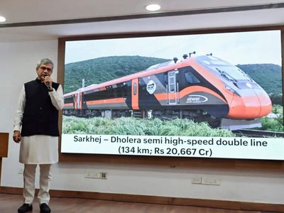 India’s first indigenous 200-kmph Ahmedabad-Dholera rail corridor worth Rs 20,667 crore gets Cabinet nod