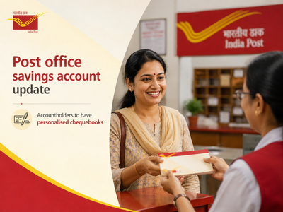 Now personalised cheque book in Post Office: Savings account holders can get cheque books with printed names