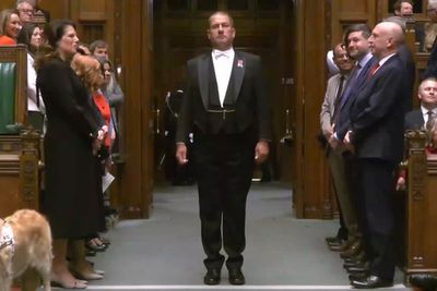 MP shouts ‘not now Andy’ as Black Rod knocks Commons door