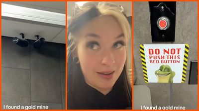 Kentucky woman spots a big red button in gas station bathroom: ‘Do NOT push this’