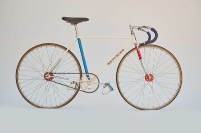A rare Hetchins bike made for racing that eschewed their classic curly stays and intricate lugs