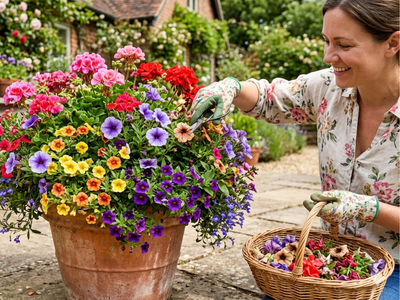 Why containers fade by midsummer and the deadheading rhythm that keeps them full and blooming