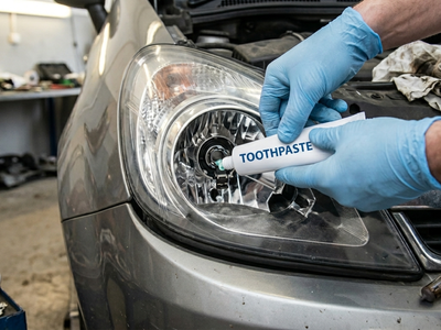 The toothpaste headlight hack keeps going viral, but the real issue is night visibility