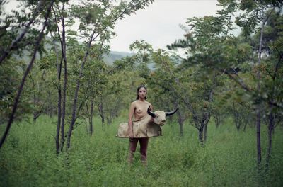 A woman with a bull costume exuding masculine energy: Marisol Mendez’s best photograph