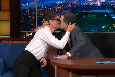 Stephen Colbert kisses Hollywood stars on-air as Late Show farewell continues