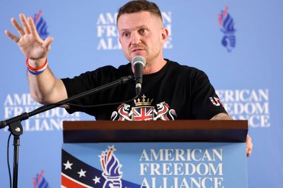Who is part of the line-up for Tommy Robinson’s Unite the Kingdom march in London?