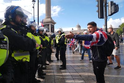 London protest clash: Police brace for Unite the Kingdom and Palestine rallies amid FA cup final