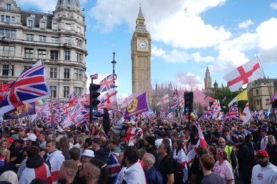 Massive policing operation as two protests and FA Cup final coincide in London