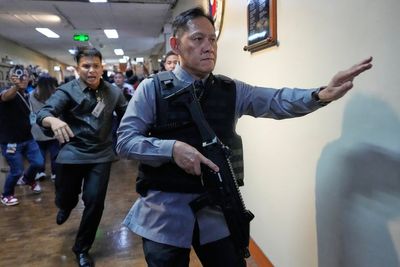 Gunshots fired in Philippines Senate as authorities try to arrest ex-police chief over murder charges