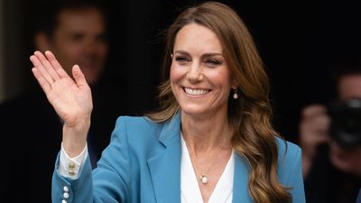 Belissima! Kate Middleton steps out in azure blue as she arrives in Italy and this meaningful shade can't be a coincidence