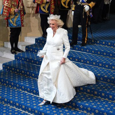 Queen Camilla’s Cinderella Moment In “Heritage” Tiara At The State Opening of Parliament Was A “Reassurance” For King Charles