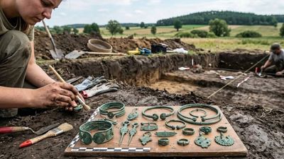 18 Bronze Age ornaments buried in Poland may reveal long-lost secrets of the Lusatian culture
