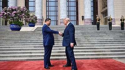 Watch: Key moments from Trump’s first day in Beijing