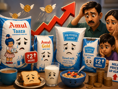 Mother Dairy, Amul hike milk prices: How much will buffalo milk, cow milk, toned and other variants cost you now?