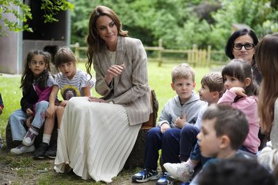 Kate visits nursery school in Italy to learn about teaching methods