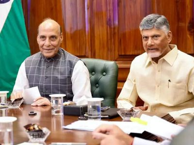 Defence Minister Rajnath Singh, Andhra CM N Chandrababu Naidu to lay foundation for AMCA infrastructure in Andhra Pradesh
