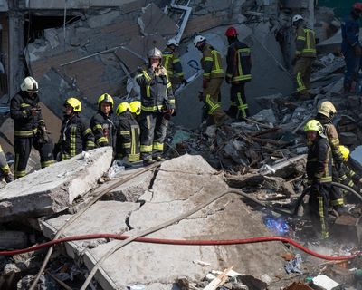 Ukraine hit by second day of large-scale Russian missile and drone strikes
