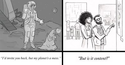 The New Yorker Cartoonist Turns Existential Dread, Fantasy, And Social Anxiety Into Brilliant Comedy (19 Pics)