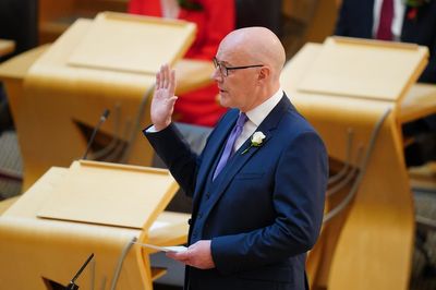 Swinney declares ‘primary loyalty’ to the people as MSPs sworn in at Holyrood