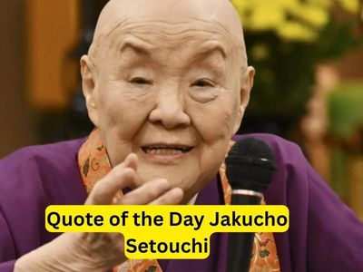 Quote of the Day by Japanese Philosopher Jakucho Setouchi: "A person who has never suffered for love has..."