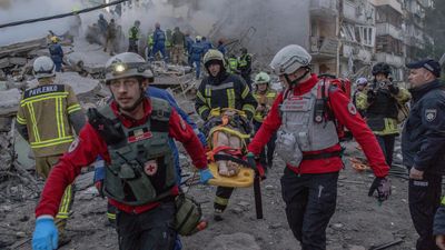 Russia pounds Kyiv and cities across Ukraine in deadly aerial attack