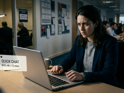 Why do employees treat a “quick chat” on the calendar like a warning signal instead of a normal meeting