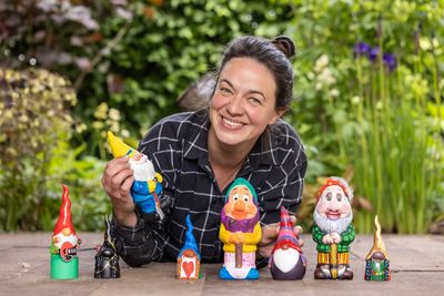 Gnomes designed by Cate Blanchett and Brian May up for auction as Chelsea Flower Show lifts ban for charity