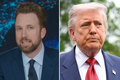 The Daily Show ridicules Trump’s ‘bachelor party’ of CEOs on trip to China