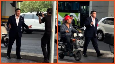 Fox News crew park illegally in China and rightfully get a ticket but somehow it’s communism’s fault