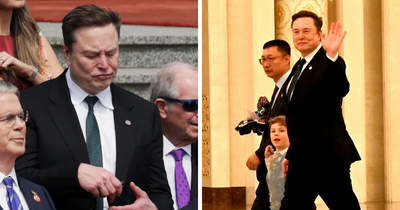 Elon Musk Becomes Viral Sensation In China After He’s Spotted Making Goofy Move While On State Trip
