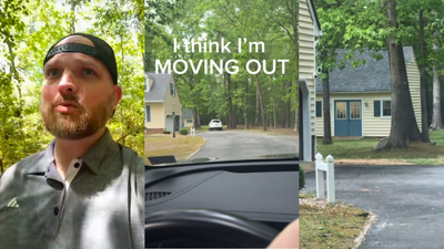 Appalachian Man pulls into his driveway and noticed the lights were on in his shed. Then his dog appeared outside — who was locked inside the house