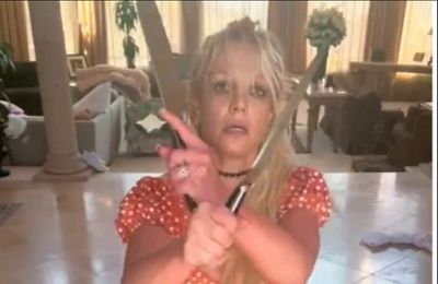 Britney Spears ‘has knife wielding meltdown at restaurant while barking like a dog’