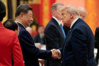 China closes state banquet for Trump with one of his favorite songs