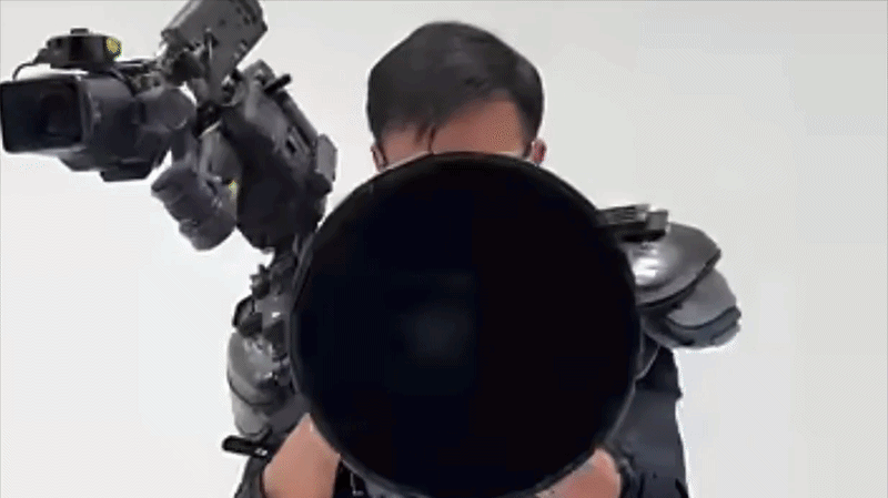 I am IRON MAN! This wearable DJI Ronin 4D camera rig looks like wild sci-fi mashup